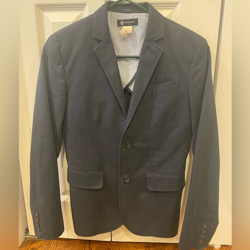 Crewcuts boys Dark Blue Blazer. Size 14. GUC.